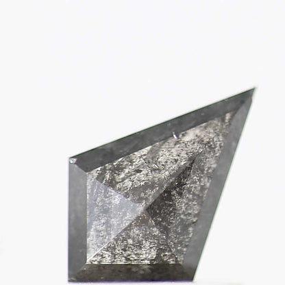 salt and pepper diamond ! 0.66 Ct 8.10 x 5.20 x 2.65 MM natural gray shield loose diamond for engagement ring for her