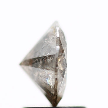 1.39 Carat Gray Round Shape Brilliant Cut Natural Loose Diamond