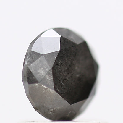 0.97 Carat Fancy Gray Round Brilliant Cut Natural Loose Diamond