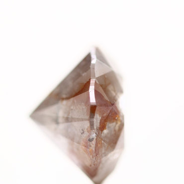 2.22 Carat Fancy Oange Gray Round Shape Brilliant Cut Natural Loose Diamond