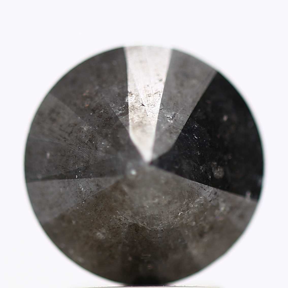 2.78 Carat Fancy Black Round Shape Brilliant Cut Natural Loose Diamond