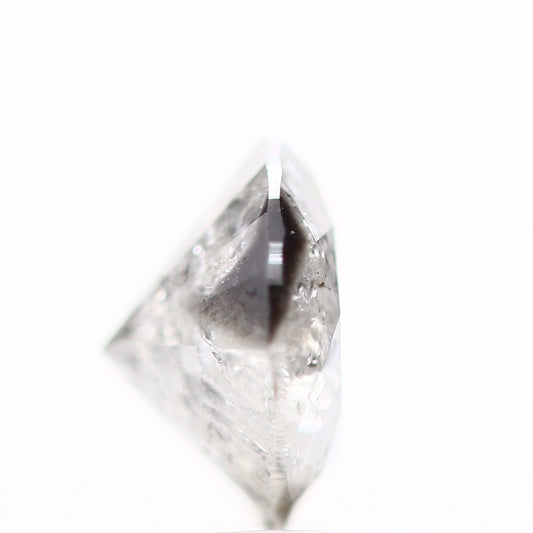 0.93 Carat Salt and Pepper Gray Fancy Round Brilliant Cut Natural Loose Diamond