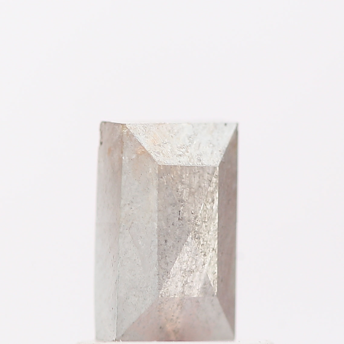 salt and pepper diamond ! 0.85 Ct 6.10 x 3.70 x 2.80 MM natural gray baguette loose diamond for engagement ring for her
