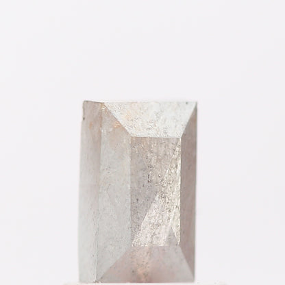 salt and pepper diamond ! 0.85 Ct 6.10 x 3.70 x 2.80 MM natural gray baguette loose diamond for engagement ring for her