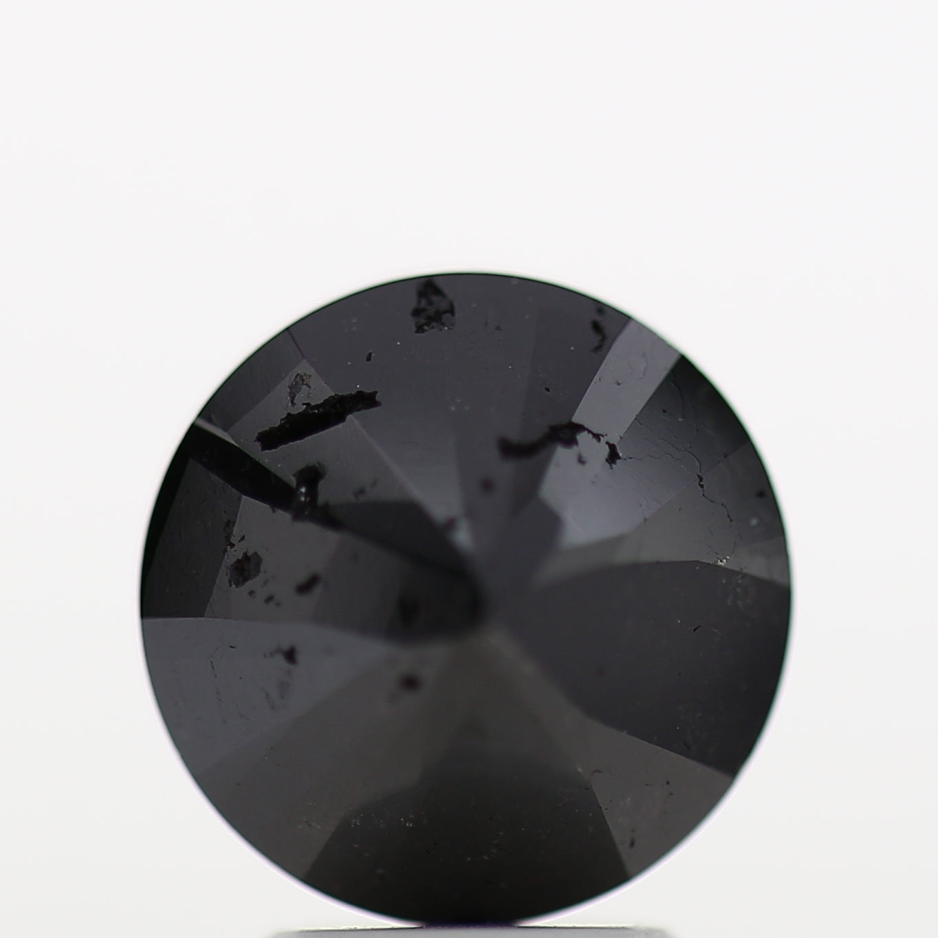 4.20 Carat Fancy Black Round Shape Brilliant Cut Natural Loose Diamond