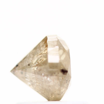 Natural Diamond Round Yellow Orange Loose Diamond 0.92 Carat