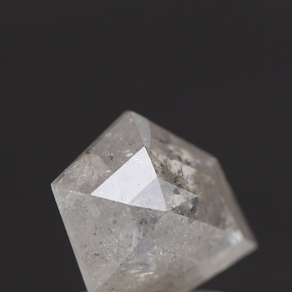 salt and pepper diamond ! 1.27 Ct 8.60 x 6.90 x 3.20 MM natural gray shield loose diamond for engagement ring for her