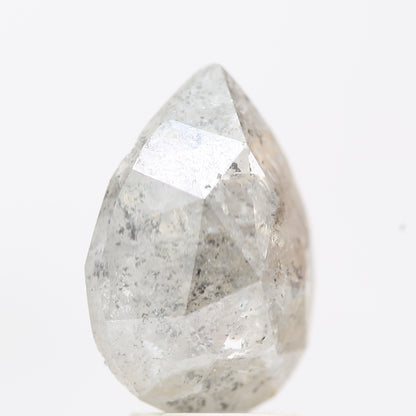 Salt and Pepper Diamond Fancy Gray Color 3.45 CT 11.60 x 8.00 x 4.70 MM Pear Cut Diamond! Natural Loose Diamond ! Christmas Gift for Her
