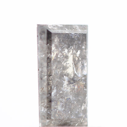 salt and pepper diamond ! 0.80 Ct 6.90 x 3.92 x 2.85 MM natural gray baguette loose diamond for engagement ring for her