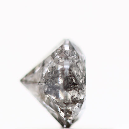 0.60 Carat Fancy Gray Salt and Pepper Diamond Round Brilliant Cut Natural Loose Diamond