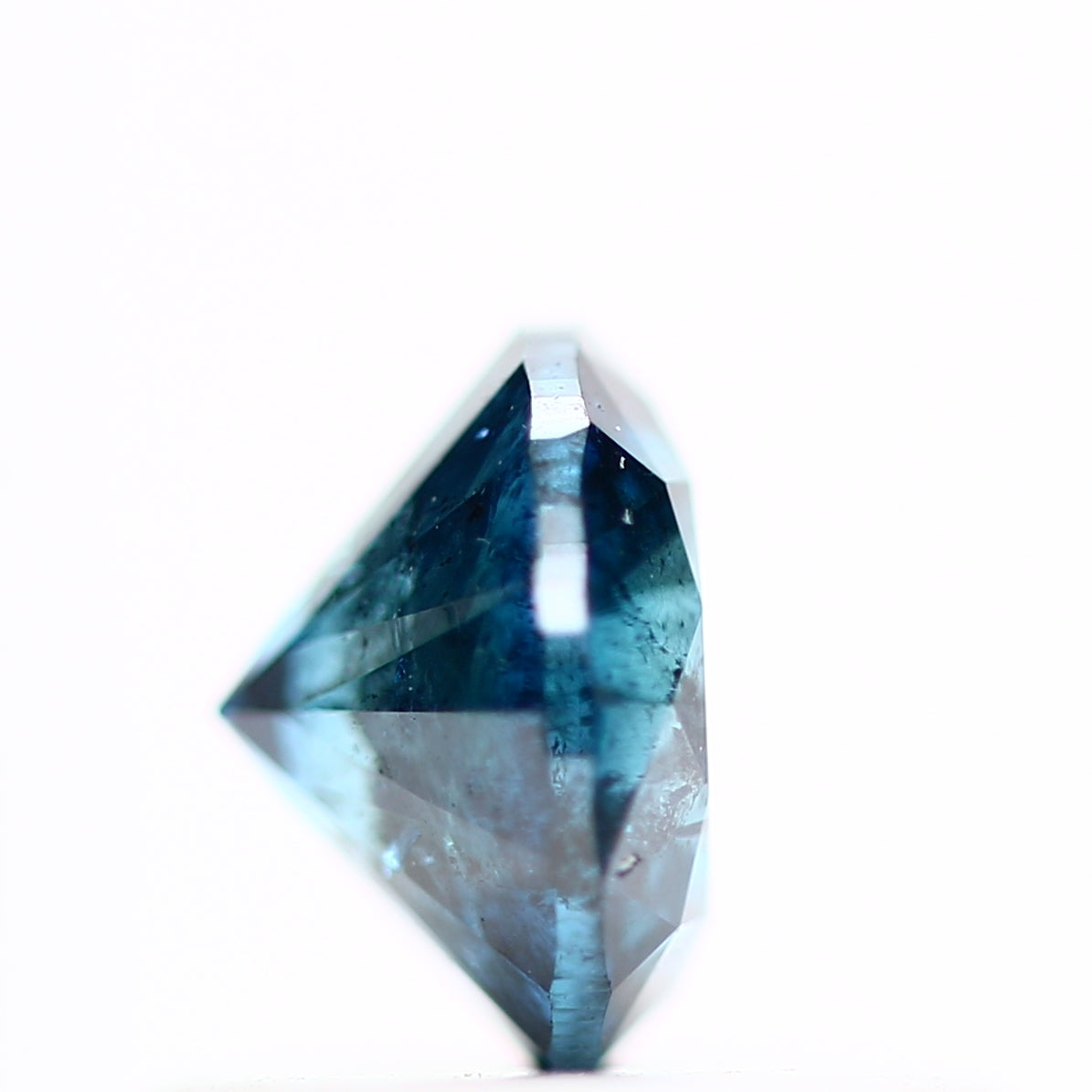 0.51 Carat Round Brilliant Fancy Blue Natural Loose Diamond