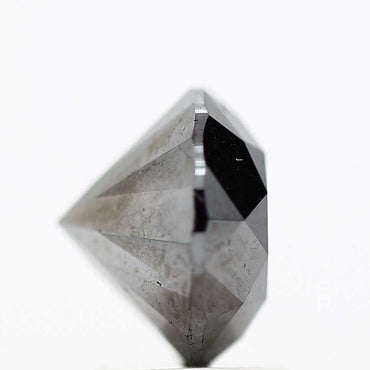 4.04 Carat Fancy Black Round Shape Brilliant Cut Natural Loose Diamond