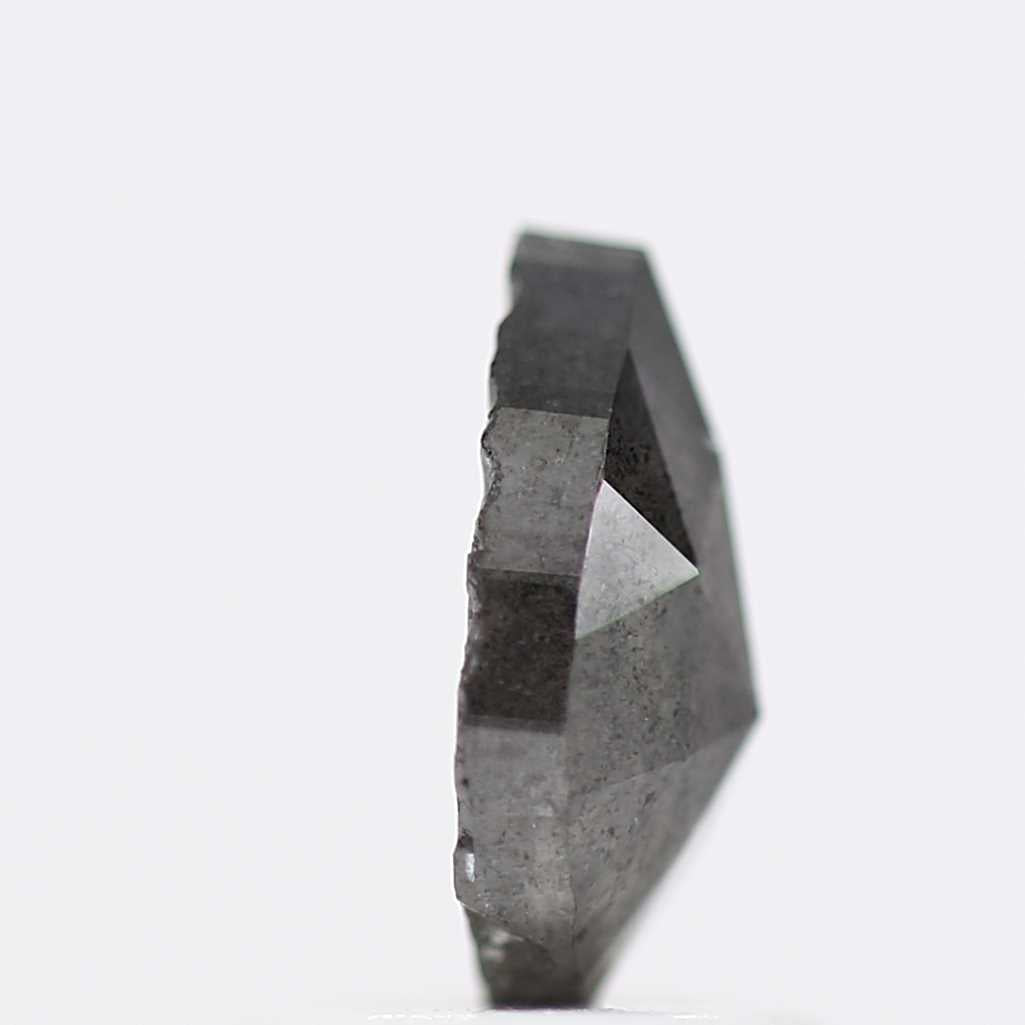 Salt and Pepper Diamond Fancy Gray Color 0.76 CT 5.09 x 7.30 x 2.50 MM Pear Cut Diamond! Natural Loose Diamond ! Christmas Gift for Her