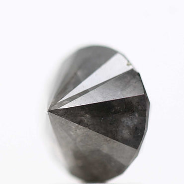 2.52 Carat Salt and Pepper Diamond Round Shape Brilliant Cut Natural Loose Diamond