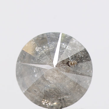 1.24 Carat Fancy Gray Round Shape Brilliant Cut Natural Loose Diamond