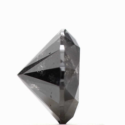 1.16 Carat Fancy Black Round Shape Brilliant Cut Natural Loose Diamond