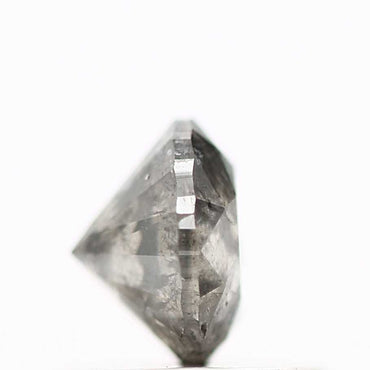 0.64 Carat Fancy Gray Round Shape Brilliant Cut Natural Loose Diamond