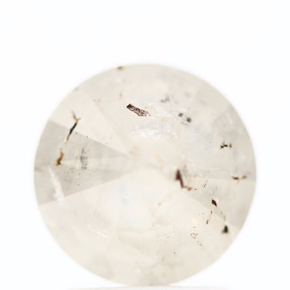 1.48 Carat Salt and Pepper Icy Round Brilliant Cut Natural Loose Diamond