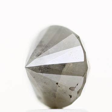 2.45 Carat Salt and Pepper Diamond Gray Round Brilliant Cut Natural Loose Diamond