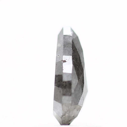 Salt and Pepper Diamond Fancy Gray Color 0.85 CT 7.63 x 4.97 x 2.59 MM Pear Cut Diamond! Natural Loose Diamond ! Christmas Gift for Her
