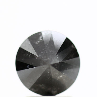 GIA round black certified diamonds