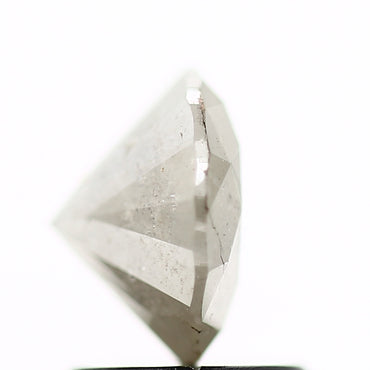 1.35 Carat Fancy Gray Rustic Round Shape Brilliant Cut Natural Loose Diamond