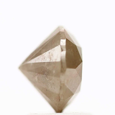 2.05 Carat Brown Rustic Round Shape Brilliant Cut Natural Loose Diamond