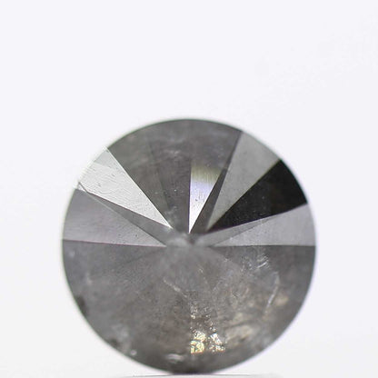2 Carat Fancy Gray Round Brilliant Cut Natural Loose Diamond