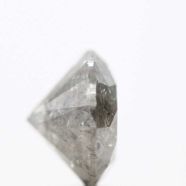 0.71 Carat Salt and Pepper Diamond Round Brilliant Cut Natural Loose Diamond