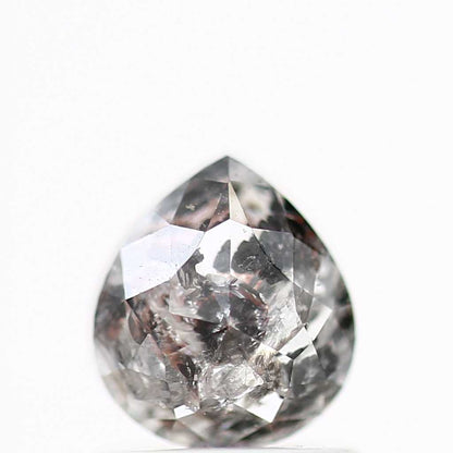 Salt and Pepper Diamond Fancy Gray Color 1.14 CT 6.30 x 5.70 x 3.42 MM Pear Cut Diamond! Natural Loose Diamond ! Christmas Gift for Her