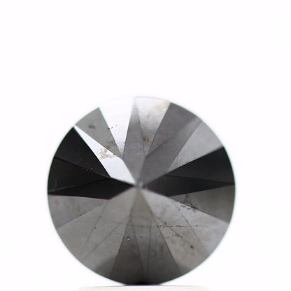 2.95 Carat Fancy Black Round Shape Diamond Natural Loose Diamond