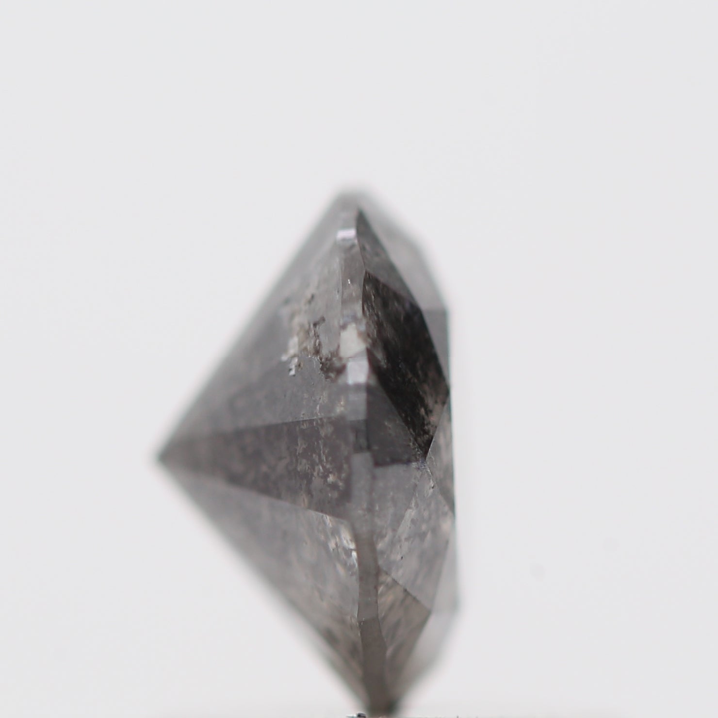 0.88 Carat Fancy Gray Round Shape Brilliant Cut Natural Loose Diamond