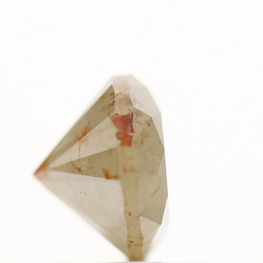 1.71 Carat Fancy Yellow Rustic Round Shape Brilliant Cut Natural Loose Diamond