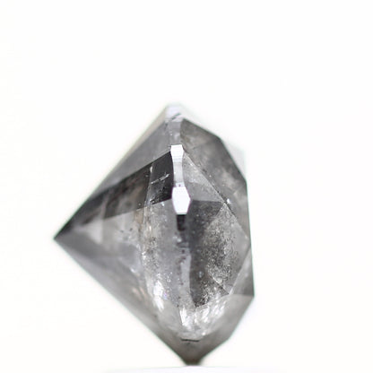 3 Carat Gray Rustic Round Shape Brilliant Cut Natural Loose Diamond