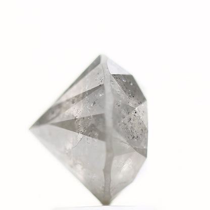 2.51 Carat Salt and Pepper Diamond Fancy Round Brilliant Cut Natural Loose Diamond