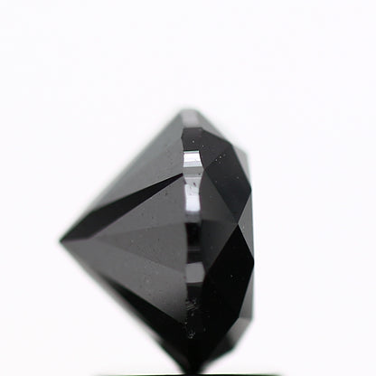 2.28 Carat Fancy Black Round Shape Brilliant Cut Natural Loose Diamond