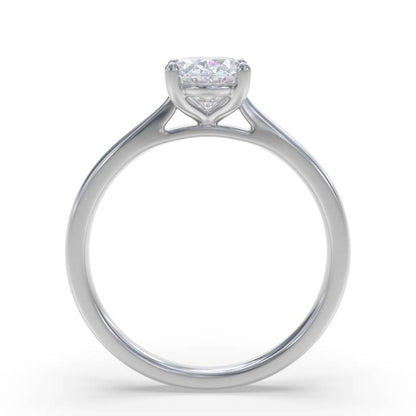 Elegant Lab Grown Oval Diamond Engagement Ring