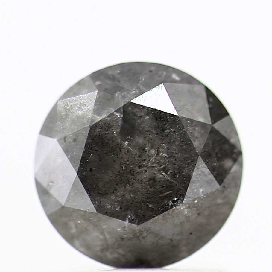 1.15 Carat Fancy Gray Round Shape Brilliant Cut Natural Loose Diamond