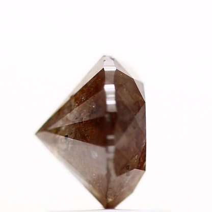 1.56 Carat Brown Round Shape Brilliant Cut Natural Loose Diamond