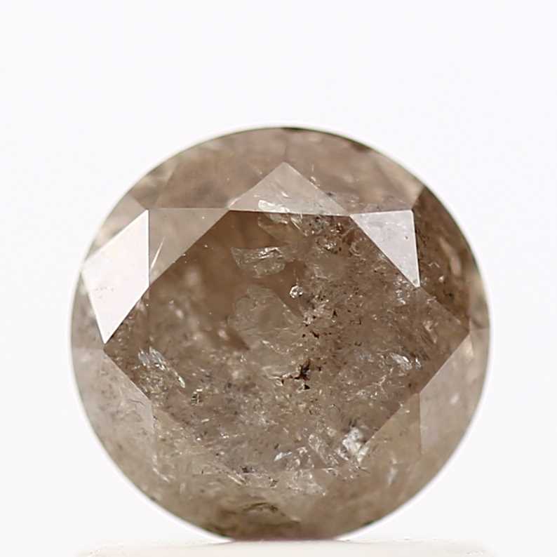 0.83 Carat Fancy Brown Round Shape Brilliant Cut Natural Loose Diamond