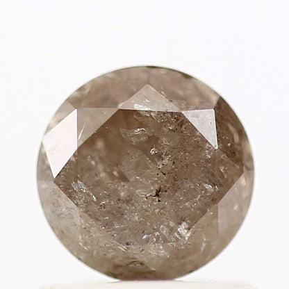 0.83 Carat Fancy Brown Round Shape Brilliant Cut Natural Loose Diamond