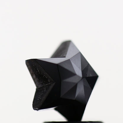 Star Cut Black Loose Diamond [7.66 MM] Natural Diamond For Engagement Ring 1.54 Carat