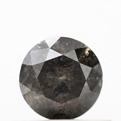 0.46 Carat Gray Round Shape Brilliant Cut Natural Loose Diamond