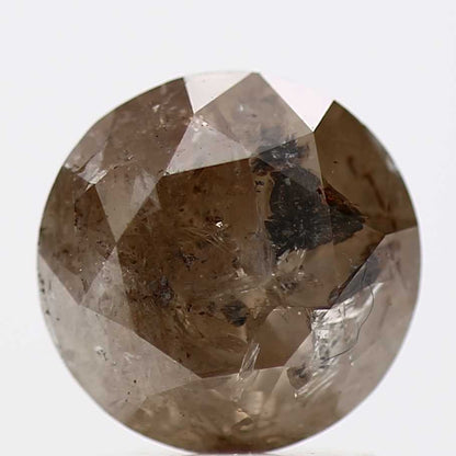 1.40 Carat Fancy Brown Rustic Round Brilliant Cut Natural Loose Diamond