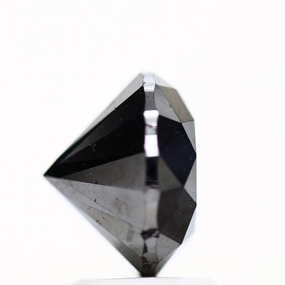 2.80 Carat Fancy Black Round Shape Brilliant Cut Natural Loose Diamond
