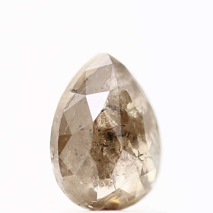 Salt and Pepper Diamond Fancy Brown Color 1.03 CT 7.25 x 5.31 x 2.81 MM Pear Cut Diamond! Natural Loose Diamond ! Christmas Gift for Her