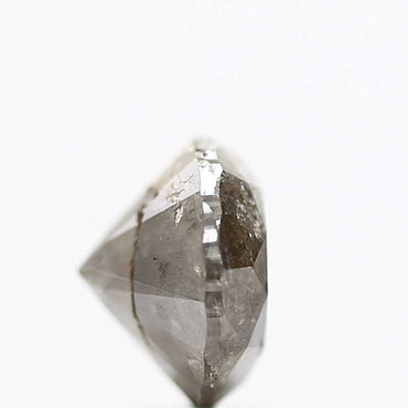 3.17 Carat Fancy Gray Round Brilliant Cut Natural Loose Diamond