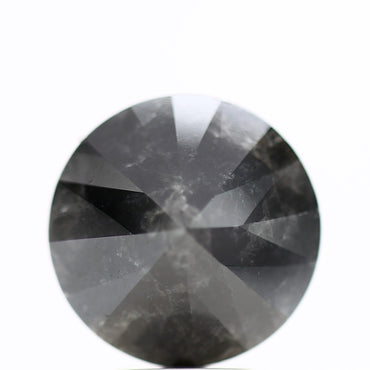 GIA round black certified diamonds