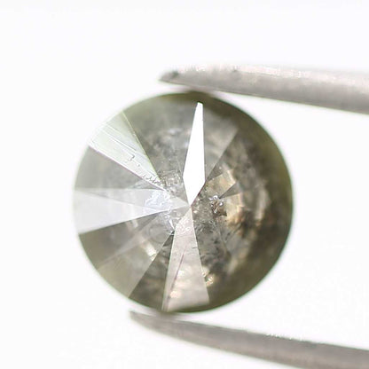 0.85 Carat Fancy Gray Round Shape Brilliant Cut Natural Loose Diamond
