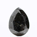 Salt and Pepper Diamond Fancy Gray Color 1.93 CT 9.10 x 6.60 x 4.90 MM Pear Cut Diamond! Natural Loose Diamond ! Christmas Gift for Her